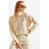 Bianco Lucci Pullover 'Pullover' offwhite
