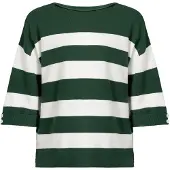 Imily Bela Pullover verde escuro / branco