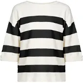 Imily Bela Pullover preto / branco