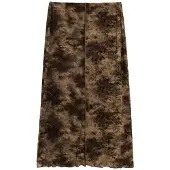 Desigual Saia mocha / castanho escuro / preto