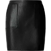 Pepe Jeans para mulher. PL9011962 Saia Lina preta (XS), Preto, Casual, Poliéster