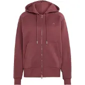 Adidas By Stella Mccartney Casaco de treino em moletão borgonha