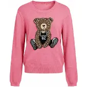 Imily Bela Pullover castanho / rosa / preto / branco