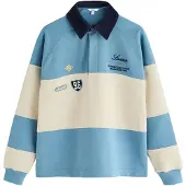 Next Sweatshirt ecru / navy / azul céu / kiwi