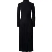Pepe Jeans para mulher. PL9537914 Vestido Anna preto (XL), Casual, Algodão, Manga comprida