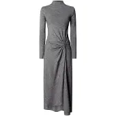 Pepe Jeans para mulher. PL9537926 Vestido Baker cinzento (XL), Casual, Cinza, Poliéster, Manga comprida