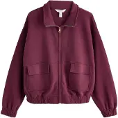 Next Casaco em moletão 'N.Premium' vermelho vinho