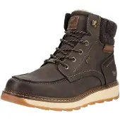 Mustang Botas com atacadores castanho escuro