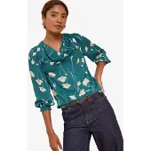 Friends Like These Blusa creme / petróleo