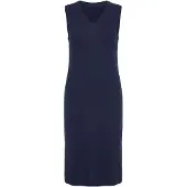 Ulla Popken Vestido de malha marinho
