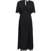 Cream Vestido preto