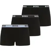 BOSS Boxers 'Power' cinzento escuro / verde escuro / preto / branco