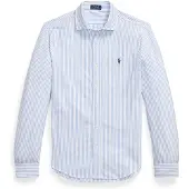 Ralph Lauren Camisa clássica azul claro / branco