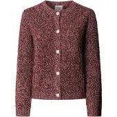 Pepe Jeans para mulher. PL7000228 Cardigã Ariela vermelho (XS), Casual, Poliéster