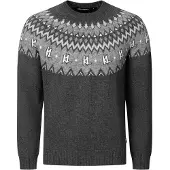 Karl Lagerfeld Pullover cinzento claro / cinzento escuro / branco