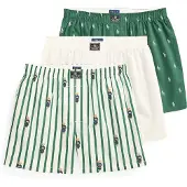 Ralph Lauren Boxers navy / castanho / verde escuro / branco