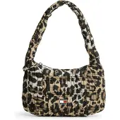Tommy Hilfiger Mala de ombro castanho / cinzento claro / preto