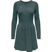 ONLY Vestido de malha 'ONLFia' verde mosqueado