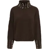 ONLY Pullover 'ONLAYA' castanho escuro