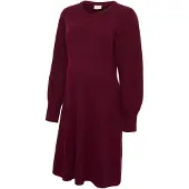 Mamalicious Vestido de malha 'MLBREE' vermelho rubi