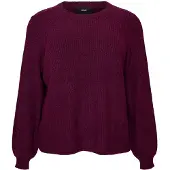 Zizzi Pullover 'CAVISTA' roxo escuro