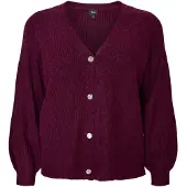 Zizzi Casaco de malha 'CAVISTA' vermelho sangue