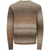 Only & Sons Pullover 'ONSMACK' caramelo / cappuccino / castanho escuro