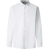 Pepe Jeans para homem. PM3091429 Camisa Randy branco (XL), Casual, Algodão, Manga comprida