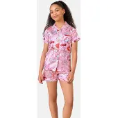 Lipsy Pijama azul claro / cor-de-rosa / rosa claro / vermelho