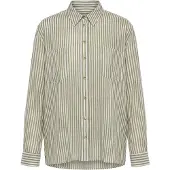 Ulla Popken Blusa oliveira / branco