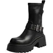 Buffalo Botas preto / prata
