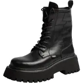 Buffalo Botim com fivela 'STACY' preto