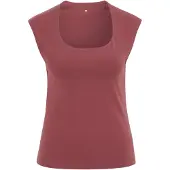We fashion Top rosa escurecido