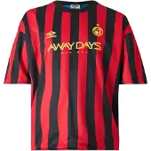 Umbro Camisola de futebol vermelho / branco