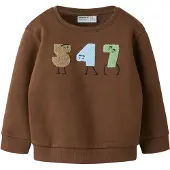 Name it Sweatshirt 'NMMOLAV' azul claro / castanho / verde claro