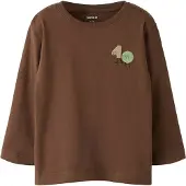 Name it Camisola 'NMMOLAF' bege / castanho / verde claro