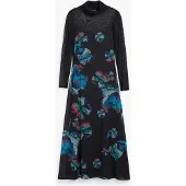 Desigual , Vestido desenhado por Mr. Christian Lacroix, PoliÉSter, Preto, XL