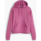 Desigual , Moletom com capuz e logo, Vermelho, S