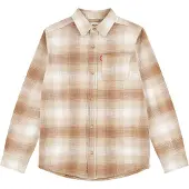 Levi's Camisa brocado / cappuccino / branco