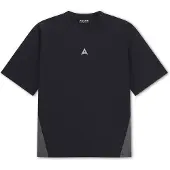 A-Game Camisa funcionais cinzento claro / preto
