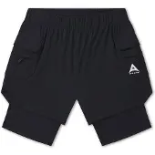A-Game Calças de desporto cinzento / preto