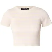 Estelou Pullover bege / roxo pastel