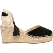 Alhamas Sandália 'Alpargata Cuña 8 cm' preto