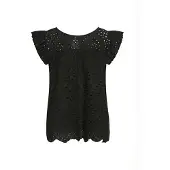 Opal Studio Top ' Dalia ' preto