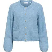 Object Casaco de malha 'OBJSAGGIA' azul claro