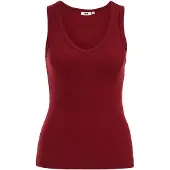 We fashion Top vermelho