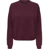 ONLY Sweatshirt vermelho vinho