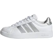 Adidas Sapatilhas baixas 'Streettalk' prata / branco