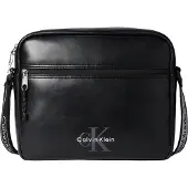Calvin Klein Mala de ombro cinzento escuro / preto / branco