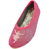Beck Pantufa bege claro / cor-de-rosa / rosado